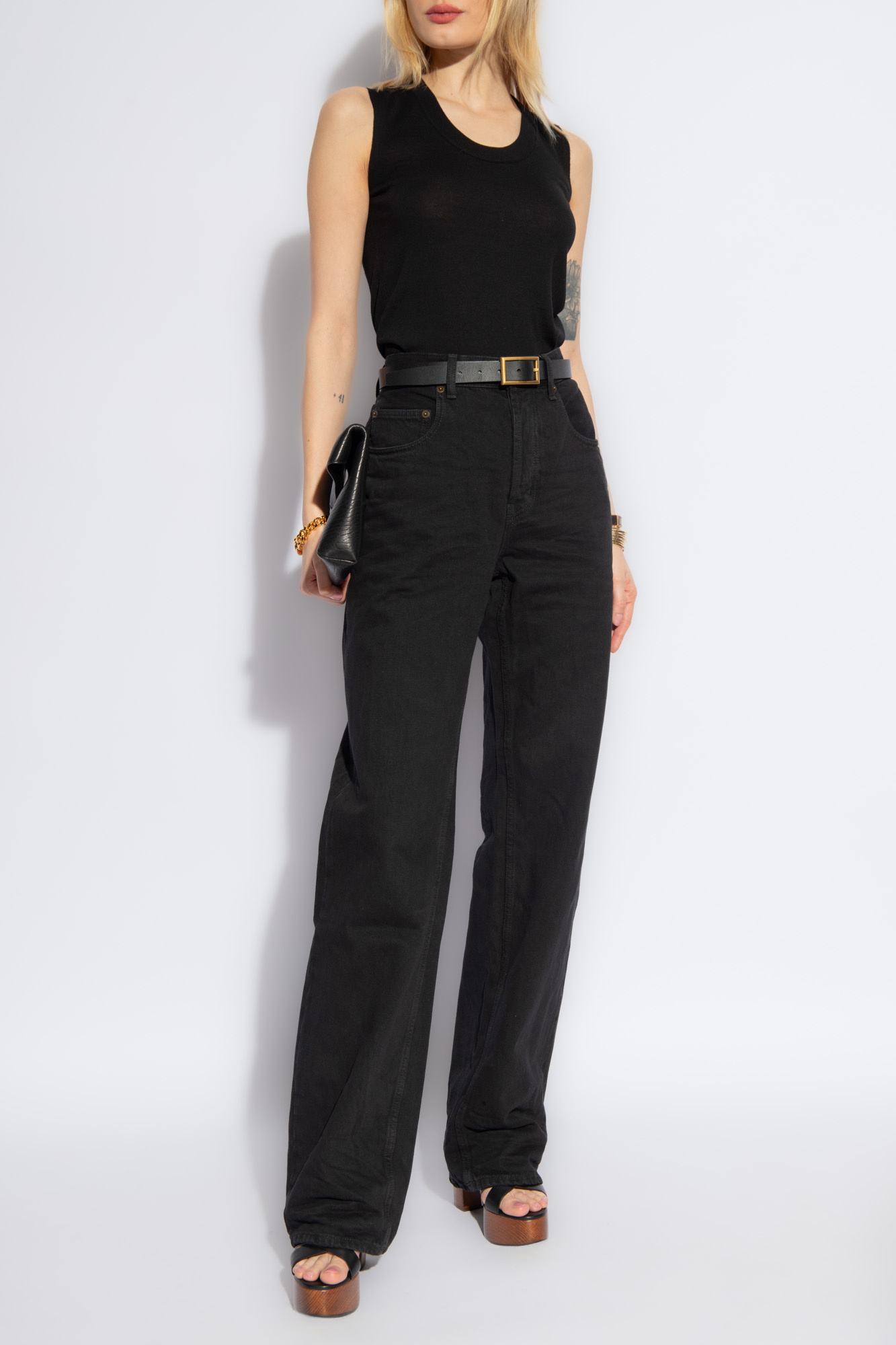 Black Jeans with straight legs Saint Laurent - Vitkac AS